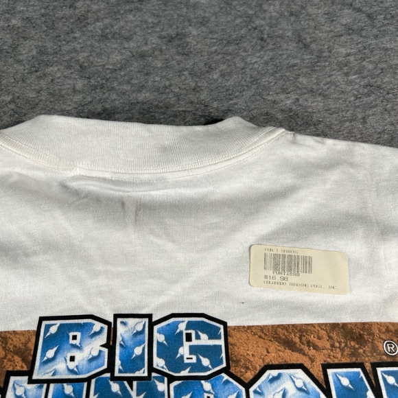 Vintage Big Johnson Shirt Mens XL White 1993 Hard Hats Graphic‎ Humorous 90s - Picture 10 of 10